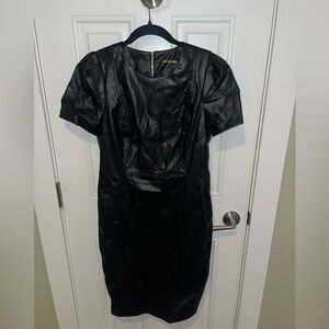 Calvin Klein leather dress